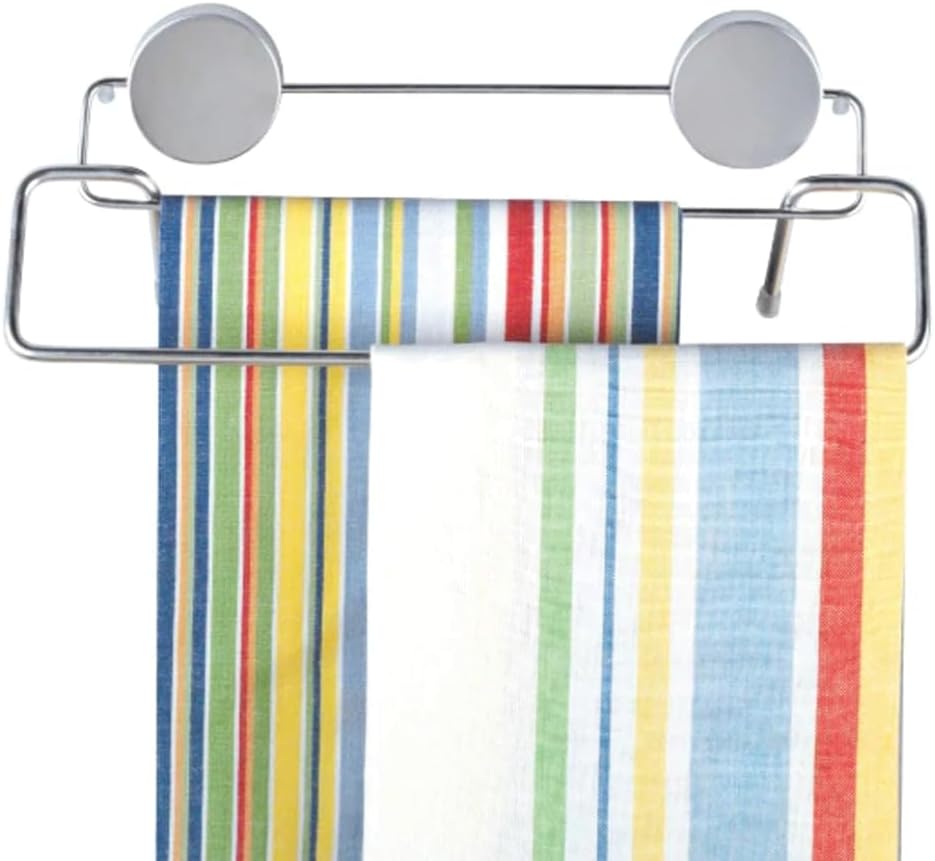 Better Houseware 2409 Magnetic Double Towel Bar, Stainless