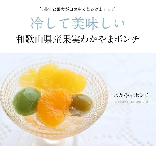 ふみこ農園 わかやまポンチ 140g×６個入 フルーツゼリー 日本ギフト大賞受賞 フルーツコンポート オール純国産果実 内祝い 贈答品 2枚目