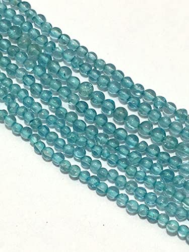 Perles en apatite bleu ciel pour créer vos bijoux d'été colliers et bracelets fins