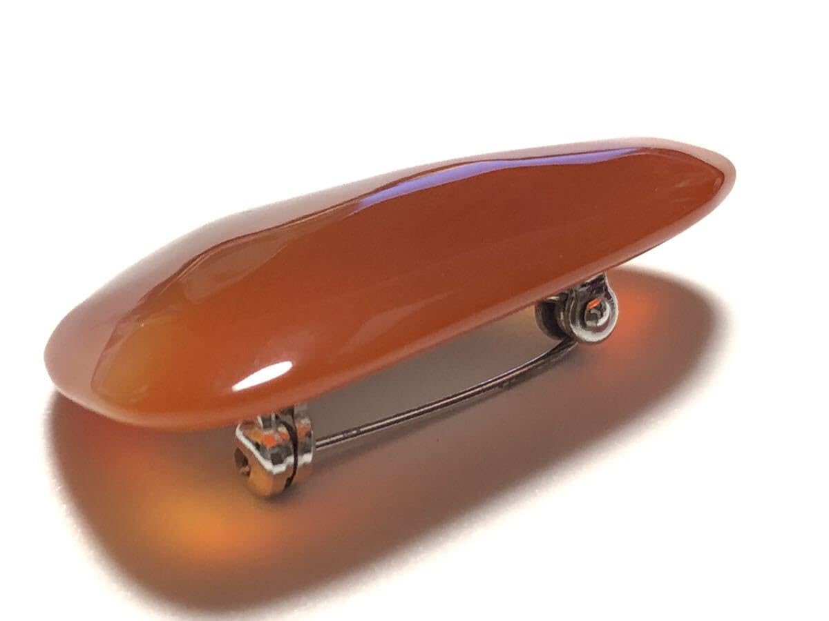 14K ブローチ　めのう Amazon.co.jp: 本瑪瑙 12.8g ブローチ検 めのう メノー : Toys