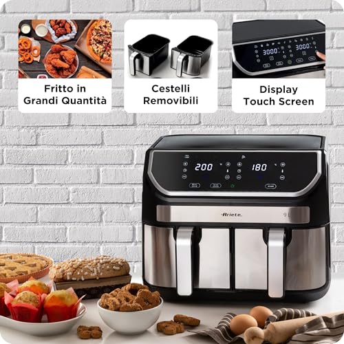 Ariete 462500 Double 9 Autonome Friteuse d'air chaud Neuf - vue 9