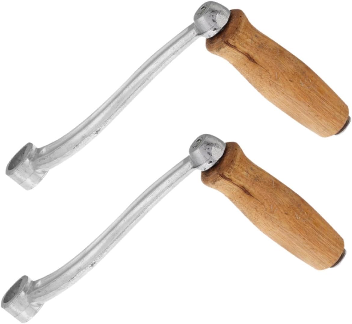 SHOWERORO Manual Meat Grinder Hand Crank Handle, 2pcs Kitchen Grinder Handle for Household Meat Mincer and Vegetable Cheese Grinding, Sturdy Manual Kitchen Tool for Daily Cooking