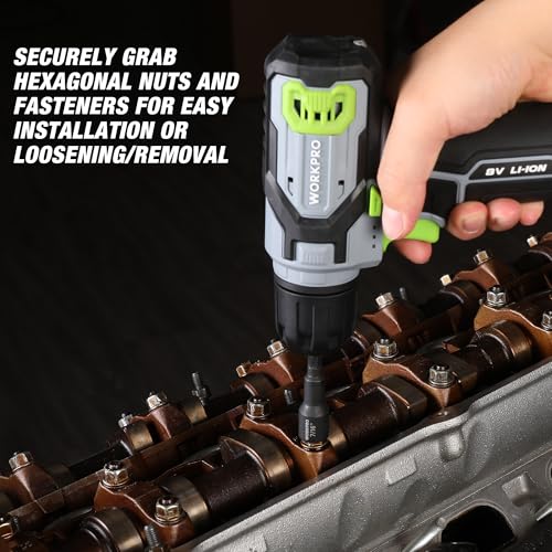 Workpro 6 Pcs Magnetic Nut Driver Set, Metric & Sae, 1/4 Inch Hex Shank, Drill Socket Set, Impact Driver Bit Set, 1/4 Inch To 9/16", Chrome Vanadium Steel thumb #8