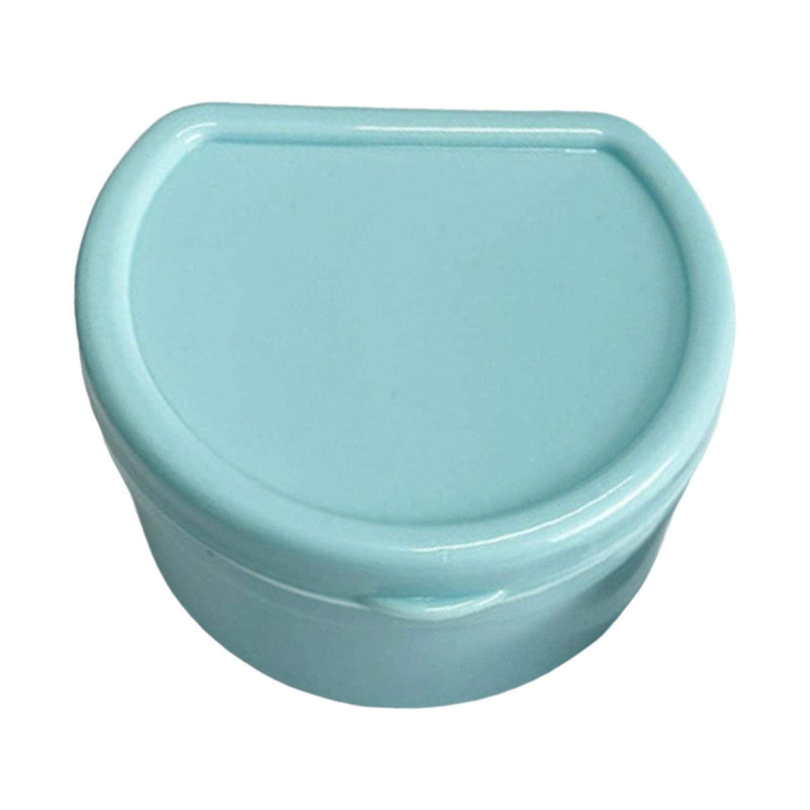 CALANDIS™ Retainer Case Dentures Box Cup with Strainer Basket Stylish Light Blue | Oral Care-picture-15