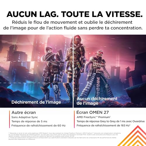 HP OMEN 27 écran gaming 27" FHD IPS 165Hz - photo 5