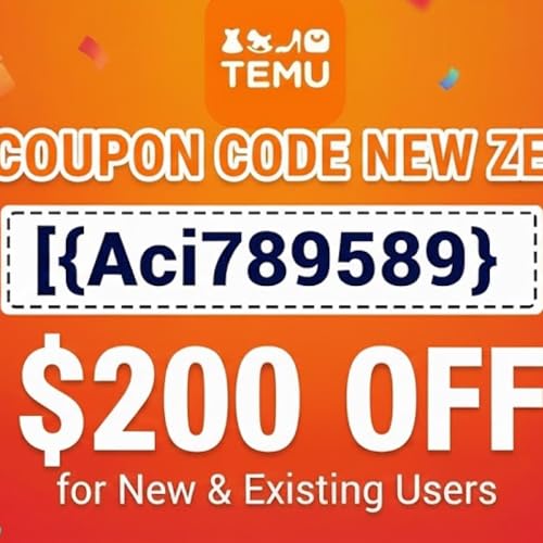 Temu COUPON Code New Zealand [{Aci789589}] $200 off for New & Existing Users cover art