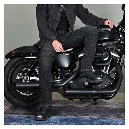 Calça Jeans Masculina/feminina Para Motociclismo Calças De Moto De Corrida De Sujeira Armadura CE De