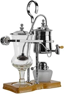 Syfon Ekspres do kawy, Belgia Royal Balancing Ekspres do kawy, syfon do kawy, odpowiedni do kawiarni i rodziny, dzbanek do kawy, srebrnycoffee