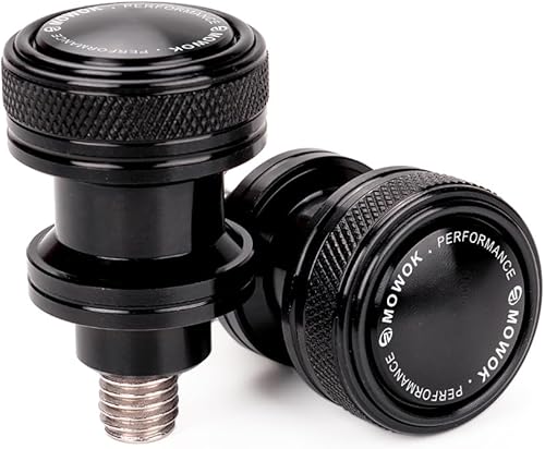 MOWOK Se adapta a 150NK 250NK 250SR 400NK 650NK 400GT 650TR-G 650MT 800MT Accesorios Motocicleta M10 Basculante Carretes Slider Stand (negro)