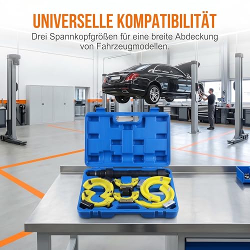 Foto von SWANEW Federspanner für Mac Pherson 3 Spannköpfe Universal Federbeinsystem Tieferlegung Fahrwerk Spanner KFZ Satz