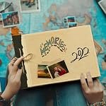 Leather Village Album de scrapbook - 100 Pages - 9.5 x 6.5 1 cm - Vieille - Deckle Bords Coton Aquarelle Papier blanc - Album de photos, livre de mémoire, scrapbooking pour Keepsakes