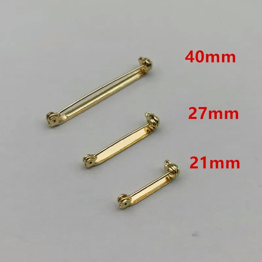 Spilla Di Sicurezza In Ferro: Base Per Spilla Placcata In Oro E Argento (26 Mm, 32 Mm, 38 Mm) - Italia - Foto 3