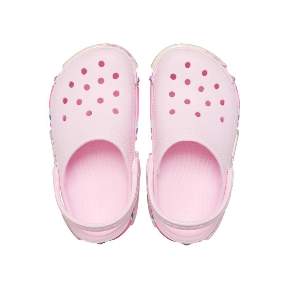 Crocs Classic Star Sparkle Shaker Clog T, Zoccoli Unisex - Bambini e Ragazzi