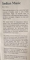 Indian Music 8185434069 Book Cover