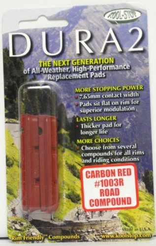 Kool Stop Kool Stop - Road 1003R Carbon Red Replacement Insert Pads