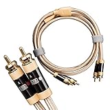 OSD Audio Aurum Unbalanced RCA Stereo Cable – Ultra-High Performance for 2-Channel Audio/Home Theater Systems, Pair, 3.2FT - AU-RCAST-1M