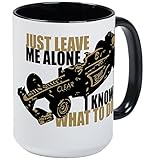 CafePress Kimi Raikkonen Just Leave Me Alone Mugs Coffee Mug, Large 15 oz. White Coffee Cup