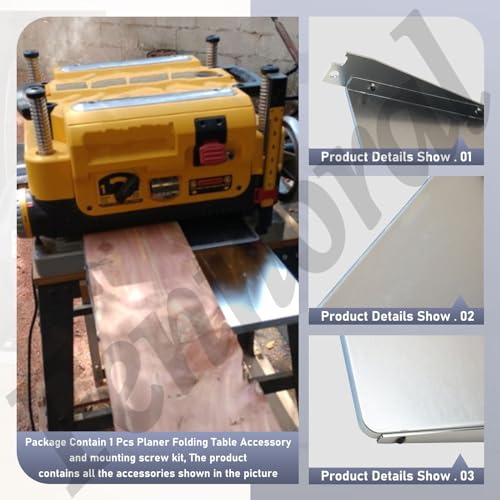 2Pcs DW7351 13" Planer Folding Table Accessory Provides Additional 9 inch Support on Each Side of the DW735 Planer Compatible with DeWALT DW735
