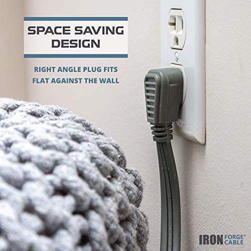 9 Ft Appliance Extension Cord Heavy Duty, Gray - 14 Gauge 3 Prong Spt-3 Cable For Air Conditioner Or Refrigerator #TOP3