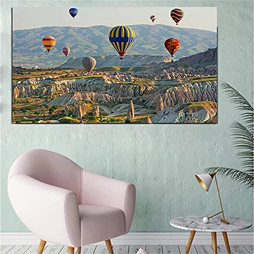 Affiche impression et affiches montgolfière décoration murale sans cadre