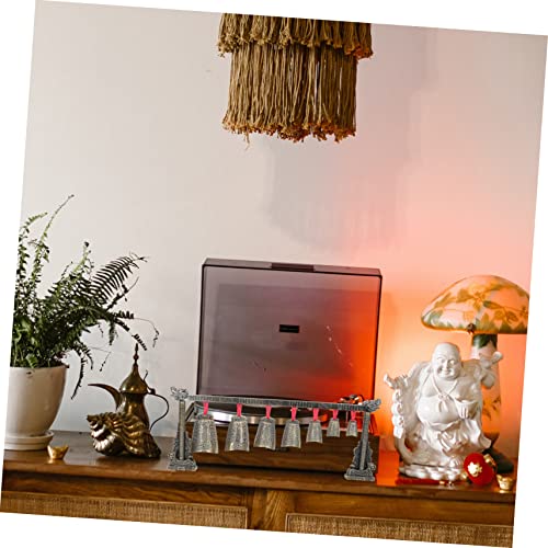 1 Conjunto Sinos Instrumento Folclórico Chinês Instrumento De Percussão Carrilhão Antigo Viagem Chap