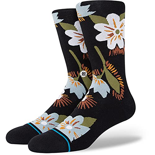 Chaussettes Stance Dewitt Crew noires en taille M pour homme et femme