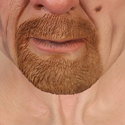 Masque d'horreur d'halloween en latex intégral visage scar face