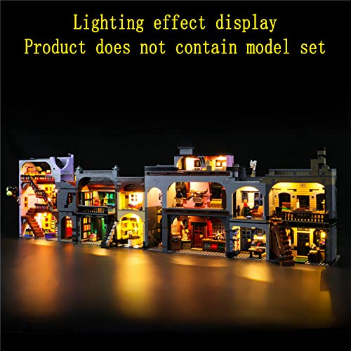 Image of GEAMENT LED Light Kit Compatible with Lego Diagon Alley - Lighting Set for 75978 Building Model (Model Set Not Included)