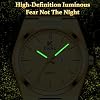 Gold Watches for Men Business Dress Quartz Analog Luminous Hands Scratch-Resistant Water Resistant