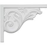 SB08X05BR-R Bremen Acanthus, Right Stair Brackets, 8 3/4