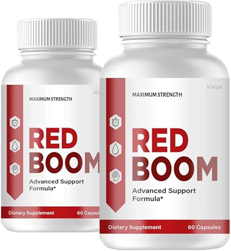 Red Boom Cápsulas - Red Boom Advanced Cápsulas (paquete de 2, 120 cápsulas)