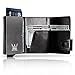 RFID Blocking Credit Card Holder & Wallet By America Kings, Aluminum & Leather Slim Wallet, Credit Card Holder for All Kind Of Cards, With One Click All 6 Cards Slide Out, In A Nice Gift Box