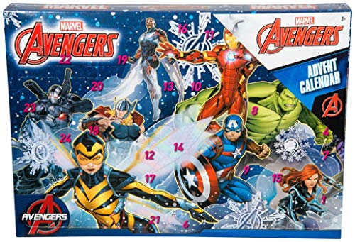 BARGAINS-GALORE Calendrier DE LAvent DE Marvel Avengers Surprise Christmas Xmas Kids ACTIVITÉS Amusantes Puzzle