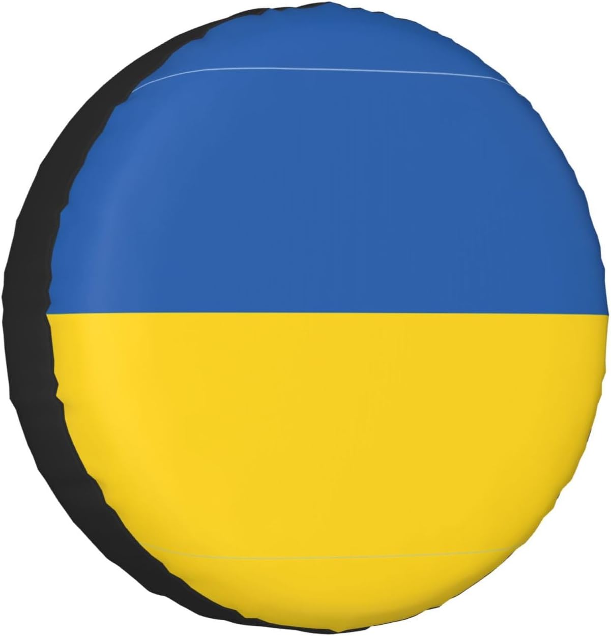Flag of Ukraine Print Tire Cover Universal Spare Wheel for Trailer Rv SUV Truck Camper Travel Accessories