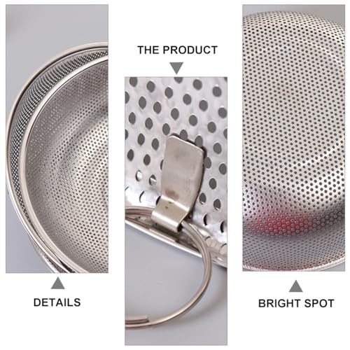 Colador de acero inoxidable para lavar arroz y frutas miniatura 6