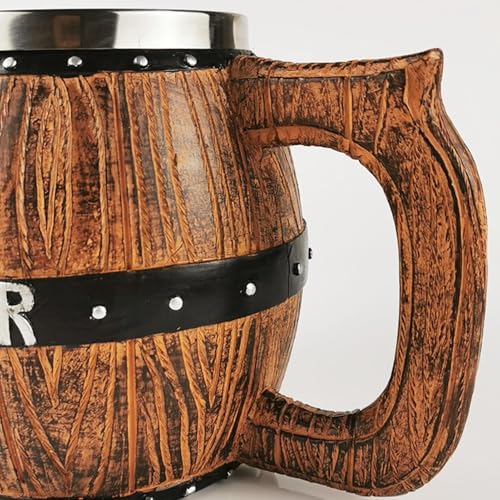Taza de cerveza indestructible de acero inoxidable contra roturas 8