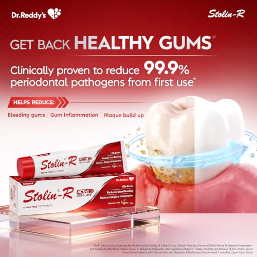 Image of Stolin-R Active Gumcare Toothpaste - 120gm