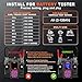 Acclope BT60 PRO Car Battery Tester 6V/12V/24V, 2–120Ah, 100–3000 CCA, Alternator & Starter/Charging System Analyzer, Automotive Load Test, QR Cloud Report (No App), for Car Truck Motorcycle Marine/RV