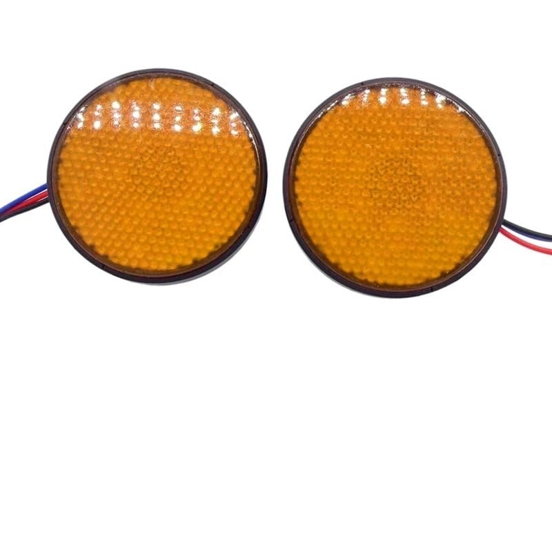 Lámpara de indicador lateral trasera para moto cross con luz de freno redonda de 12V