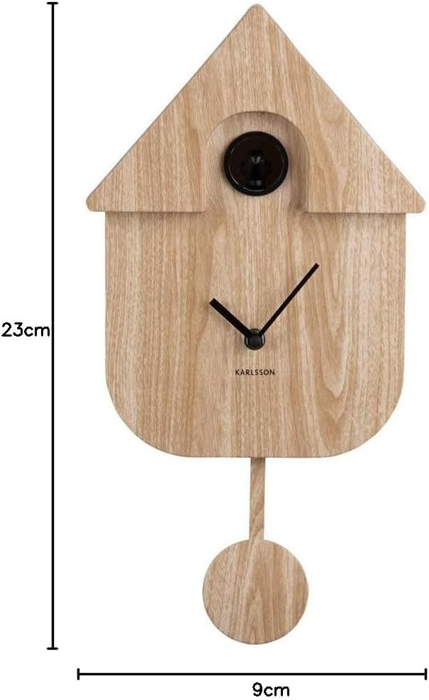 Dimensions of the Karlsson Cuckoo Modern Wall Clock