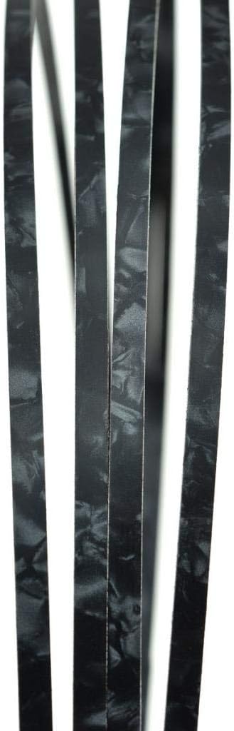 KAISH 5pcs Black Acoustic Classical Guitar Binding Purfling Strips ABS Binding Strip 1650x5x1.5mm : Musical Instruments