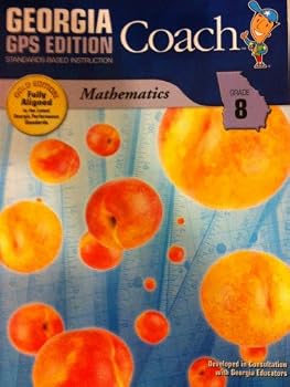 Paperback Georgia GPS Edition Coach Grade 8 Mathematics Book