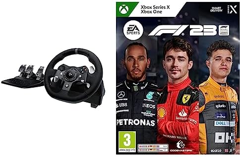 Logitech G920 Driving Force Volant de Course avec Pédales, Retour...