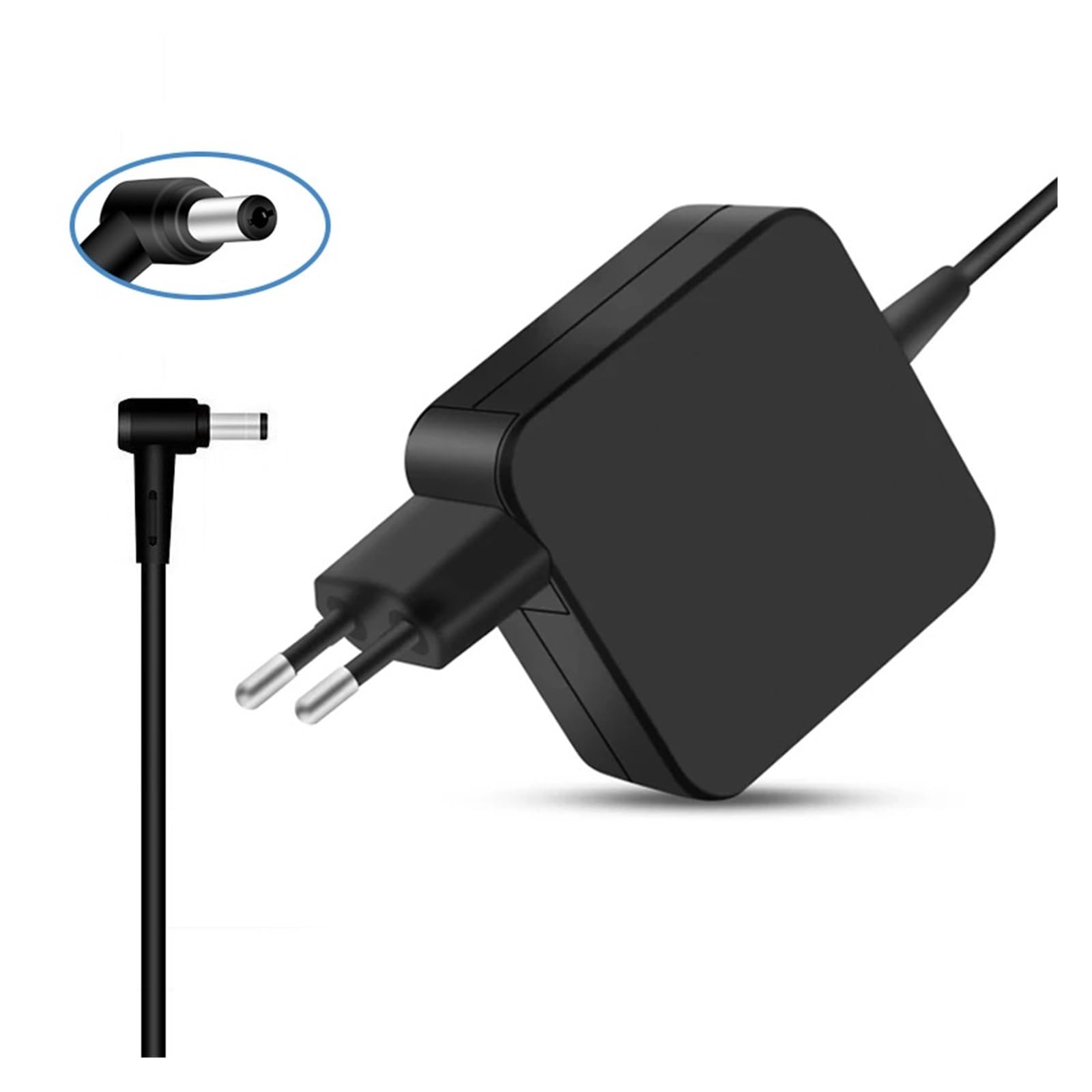 Chargeur for Ordinateur Portable, Adaptateur Secteur 100-240V 50-60Hz 19V 3,42a 65W 5,5x2,5mm(EU)