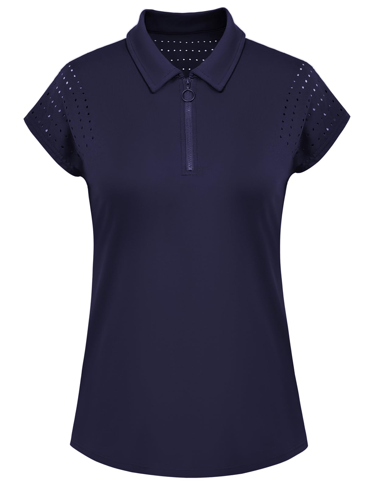 JACK SMITH Womens Golf Shirts Short Sleeve Dry Fit Tennis Polo Shirt UPF50 Lightweight Workout Tops for Women