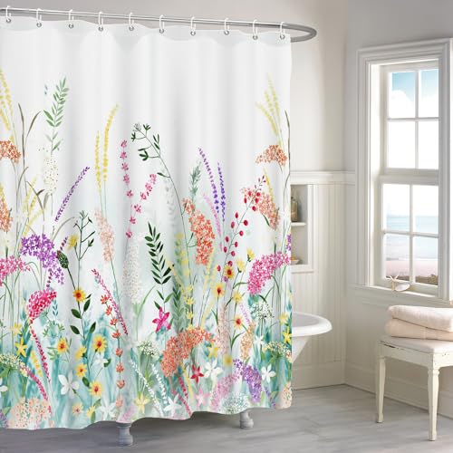 ASDCXZ Flower Shower Curtain 180x180 cm - Image 3