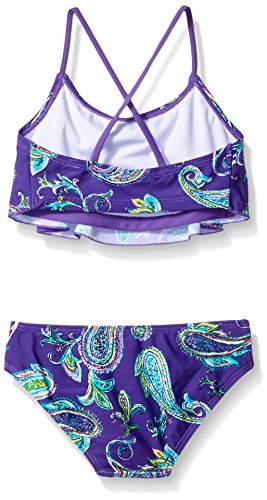 Image of Kanu Surf Girls Cindy Flounce Bikini Beach Sport 2 Piece Swimsuit