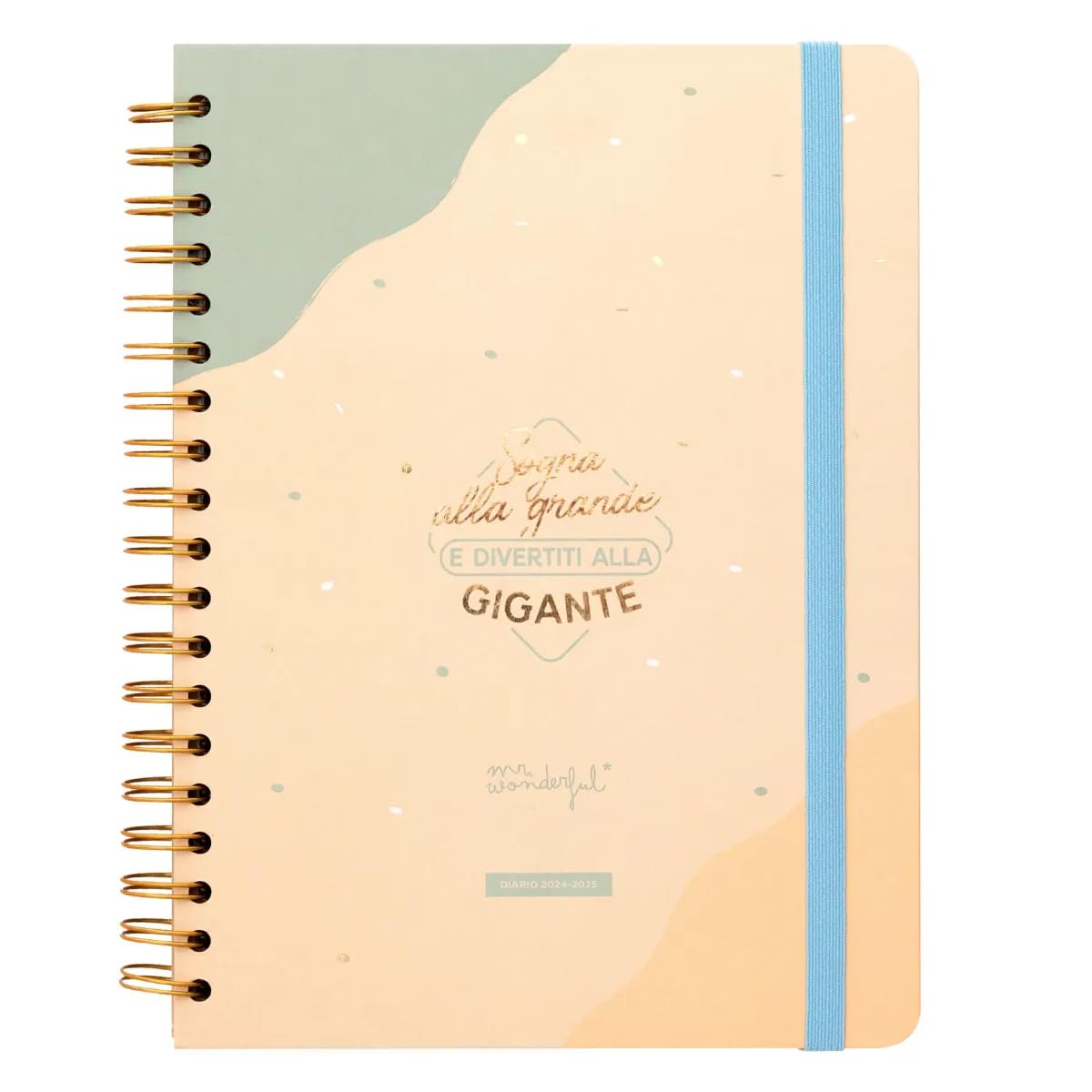 Mr.Wonderful - Diario escolar Office 2024-25 Semanal Grande - Sueña grande y diviértete en la gigante