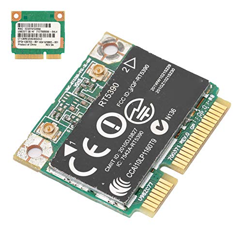 Tarjeta de red inalámbrica para interfaz Half Mini PCI-E, adaptador WiFi para computadora HP RT5390 SPS 630703-001 Mini PCIE 802.11N miniatura 7