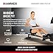 HAMMER Rudergerät Cobra XTR Plus II für zu Hause – Rudermaschine mit innovativem Trainingscomputer, Smartphone-/Tablethalterung, bis 130 kg Nutzergewicht, 232 x 55 x 75 cm, Schwarz, 4532